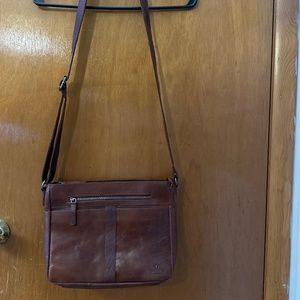 Wild West leather cross body purse